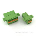 Spring-loaded terminal blocks that can be used for panel mounting